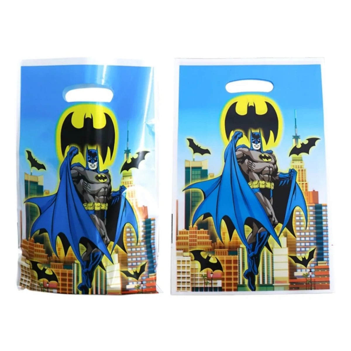Pack 10 bolsas para dulces temática Batman superheroe