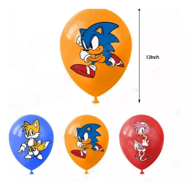 Set Decoración De Cumpleaños Sonic