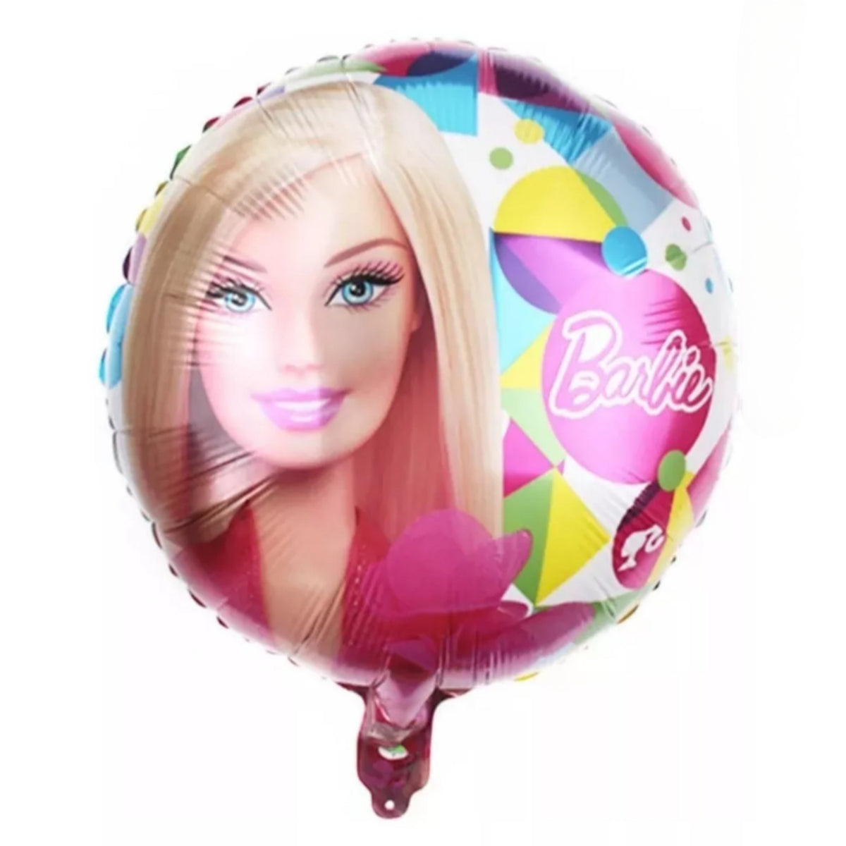 Pack 5 globos metalizados muñeca Barbie