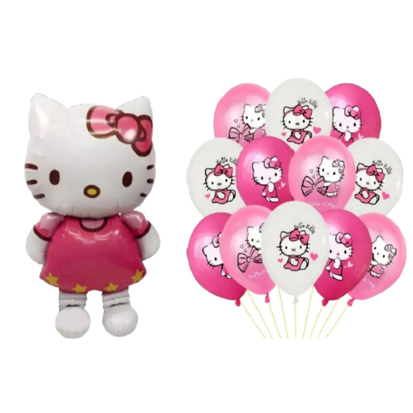 Pack 13 globos Hello Kitty 116cm