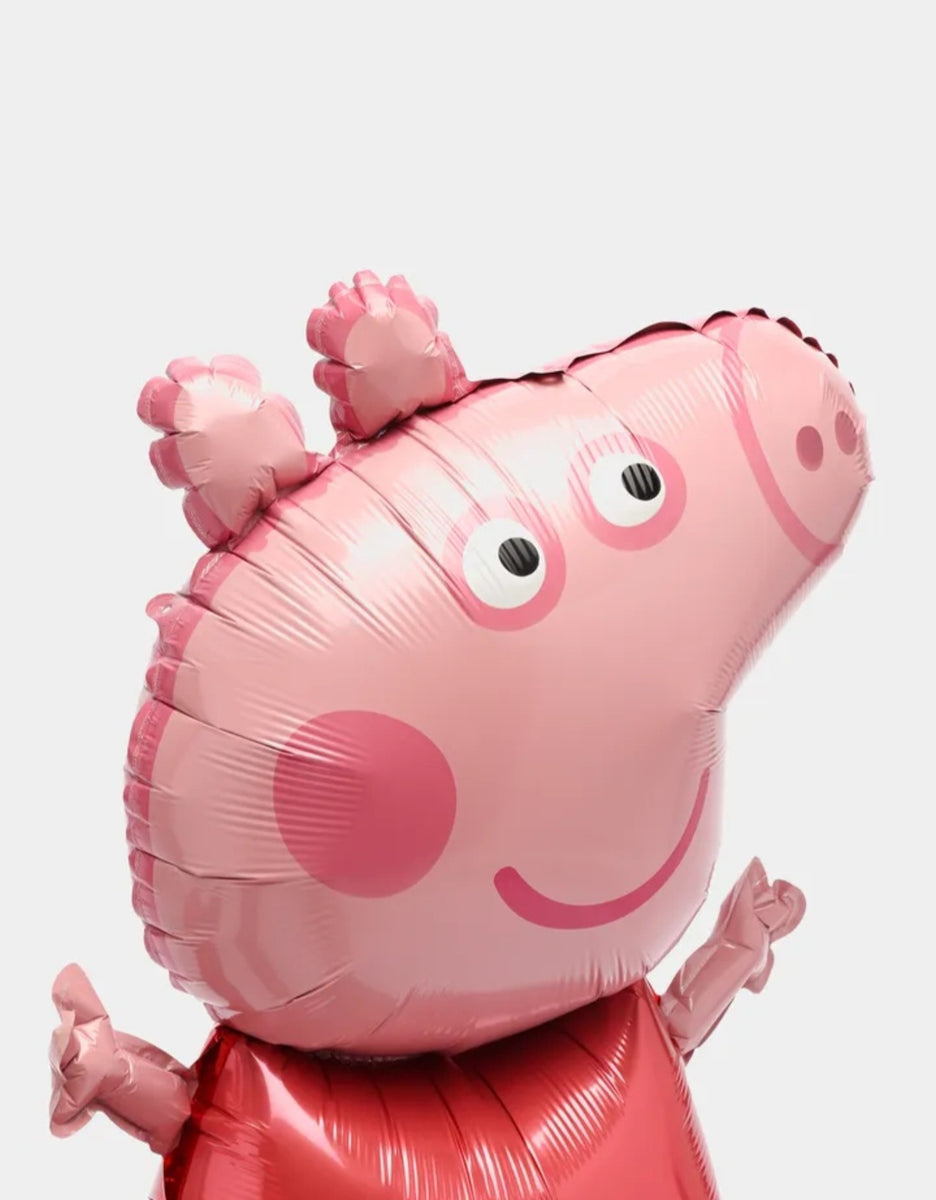 Set 4 globos metalizados Familia Peppa Pig