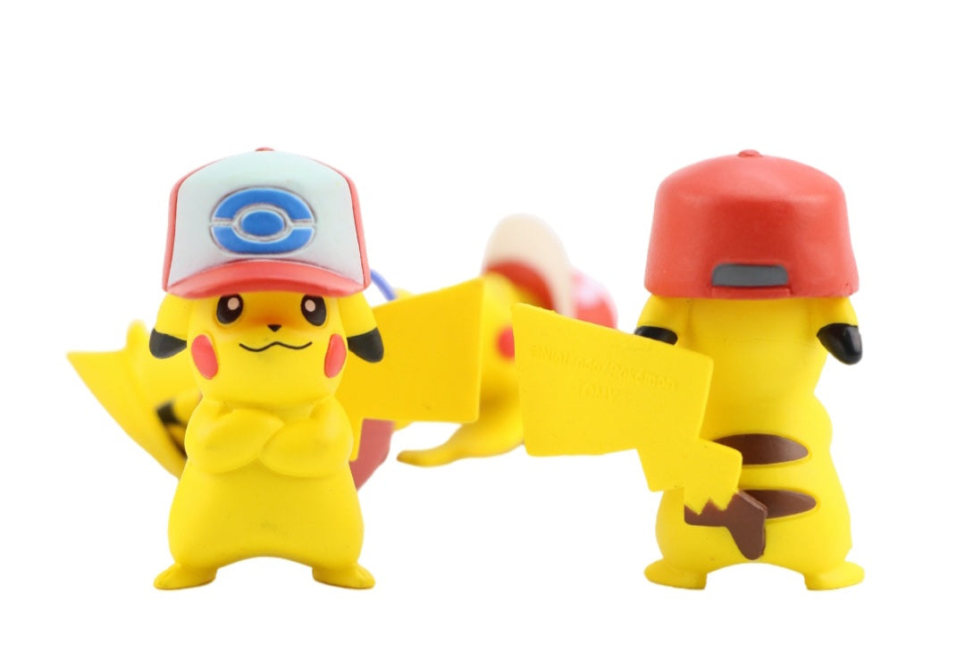 Set 7 figuras decorativas temática Pokémon Pikachu