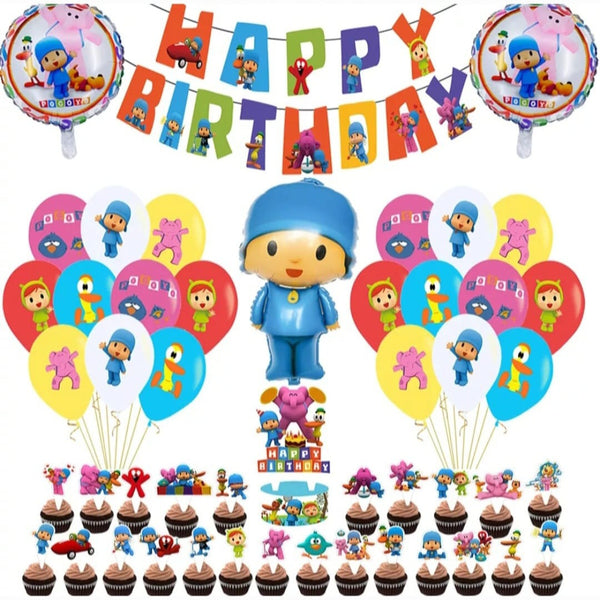 Set decoración de cumpleaños Pocoyo
