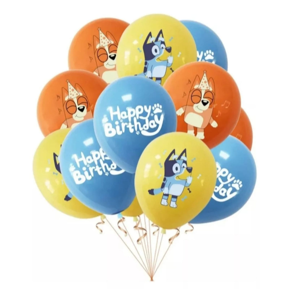 Set Decoración De Cumpleaños Bluey Y Bingo