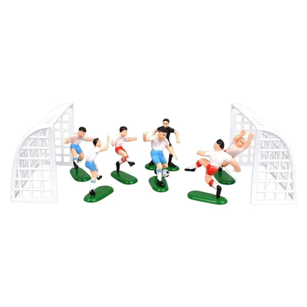 Set topper decoración torta jugadores de fútbol