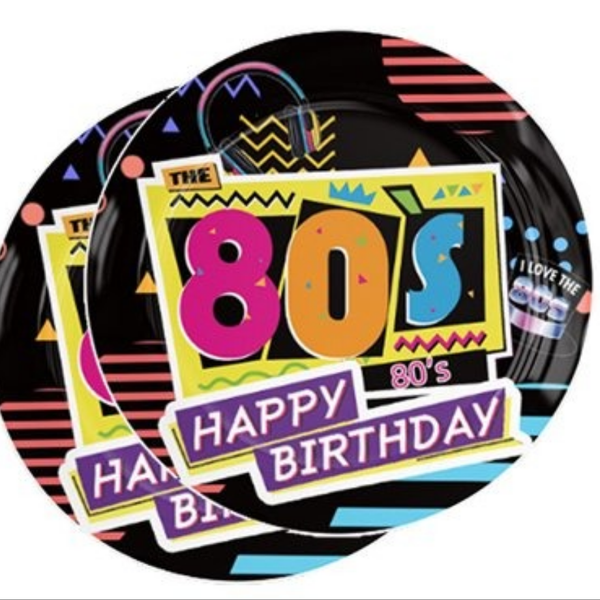 Cotillón Cumpleaños Retro Regreso A Los ochentas 80's Disco