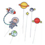 Topper para torta Astronauta Viaje Espacial 6pcs