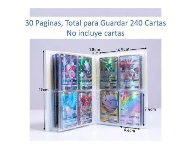 Álbum Cartas Pokémon 240 Uni Charizard