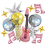 Pack 13 Globos Metalizados 80s 90s Retro Flashback Discoteca