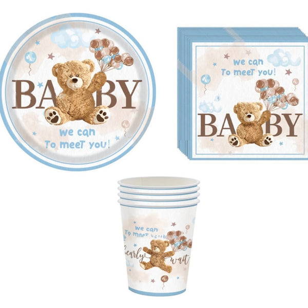 Pack Cumpleaños  Temática Oso Peluche Baby Shower