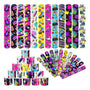 Set 12 Brazaletes Pulseras Cotillón Cumpleaños Retro Disco