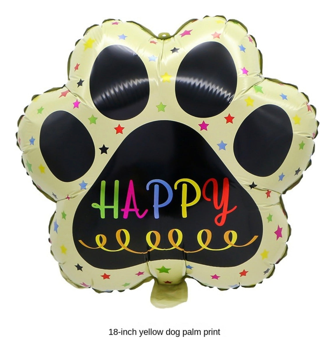 Set 5 Globos Metalizados Huellitas De Perro