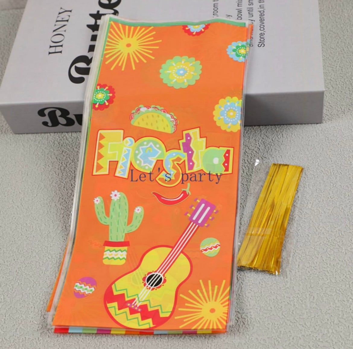 Pack 8 Bolsas Para Dulces De Cumpleaños Fiesta Mexicana