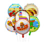 Pack 6 Globos Metálicos Temática Fiesta Mexicana