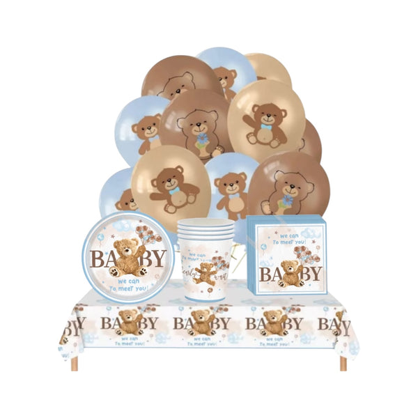 Pack Cumpleaños  Temática Oso Peluche Baby Shower