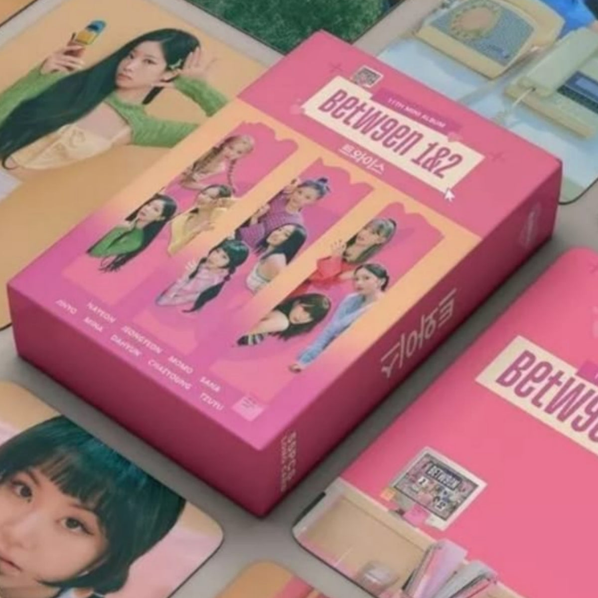 Set 55 photocards lomo card Twice Between 1&2 banda coreana Kpop