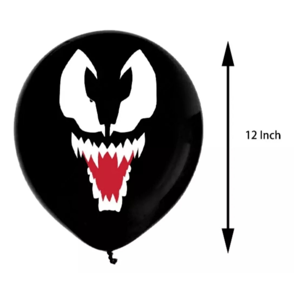 Set 10 globos de latex Venom supervillano mutante