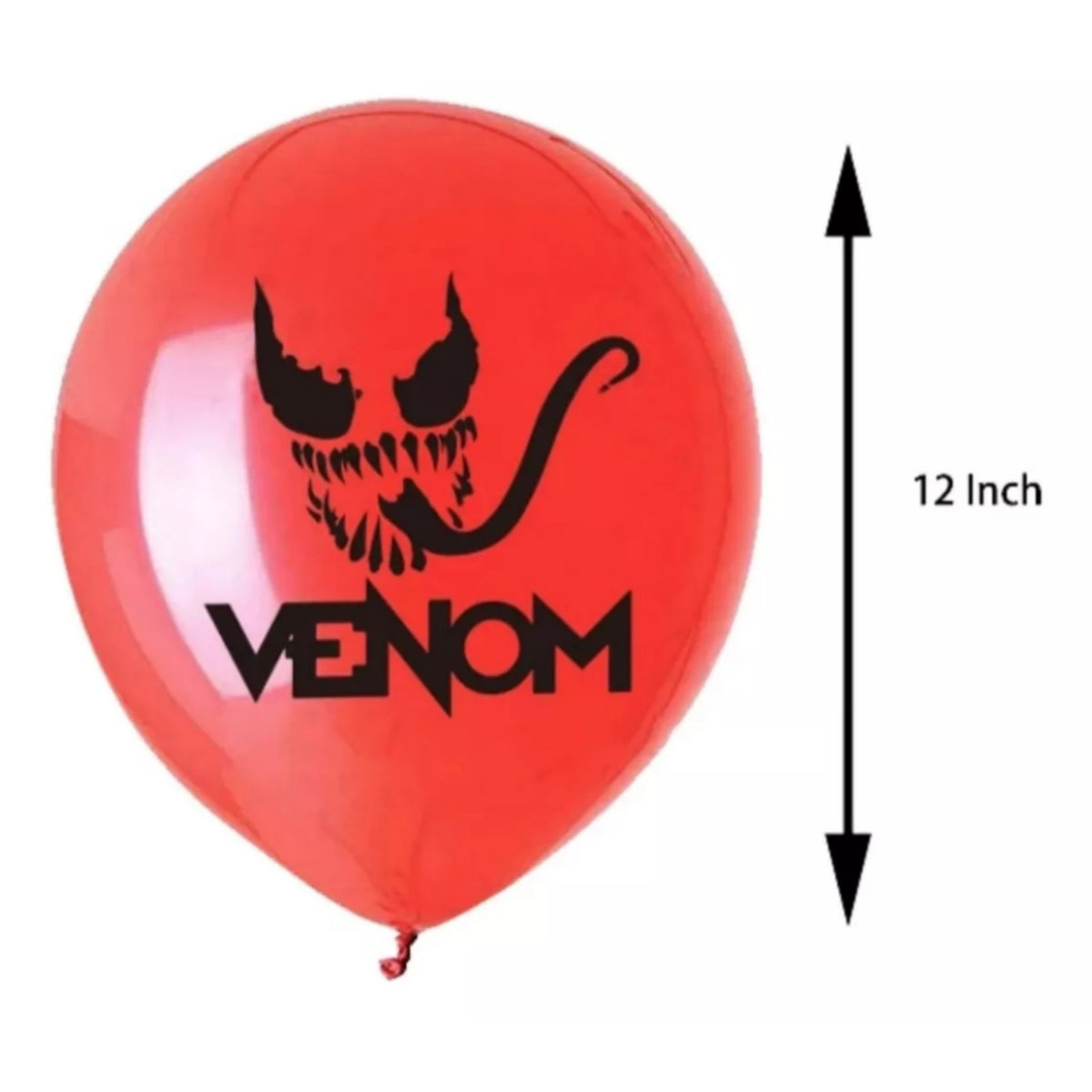 Set 10 globos de latex Venom supervillano mutante