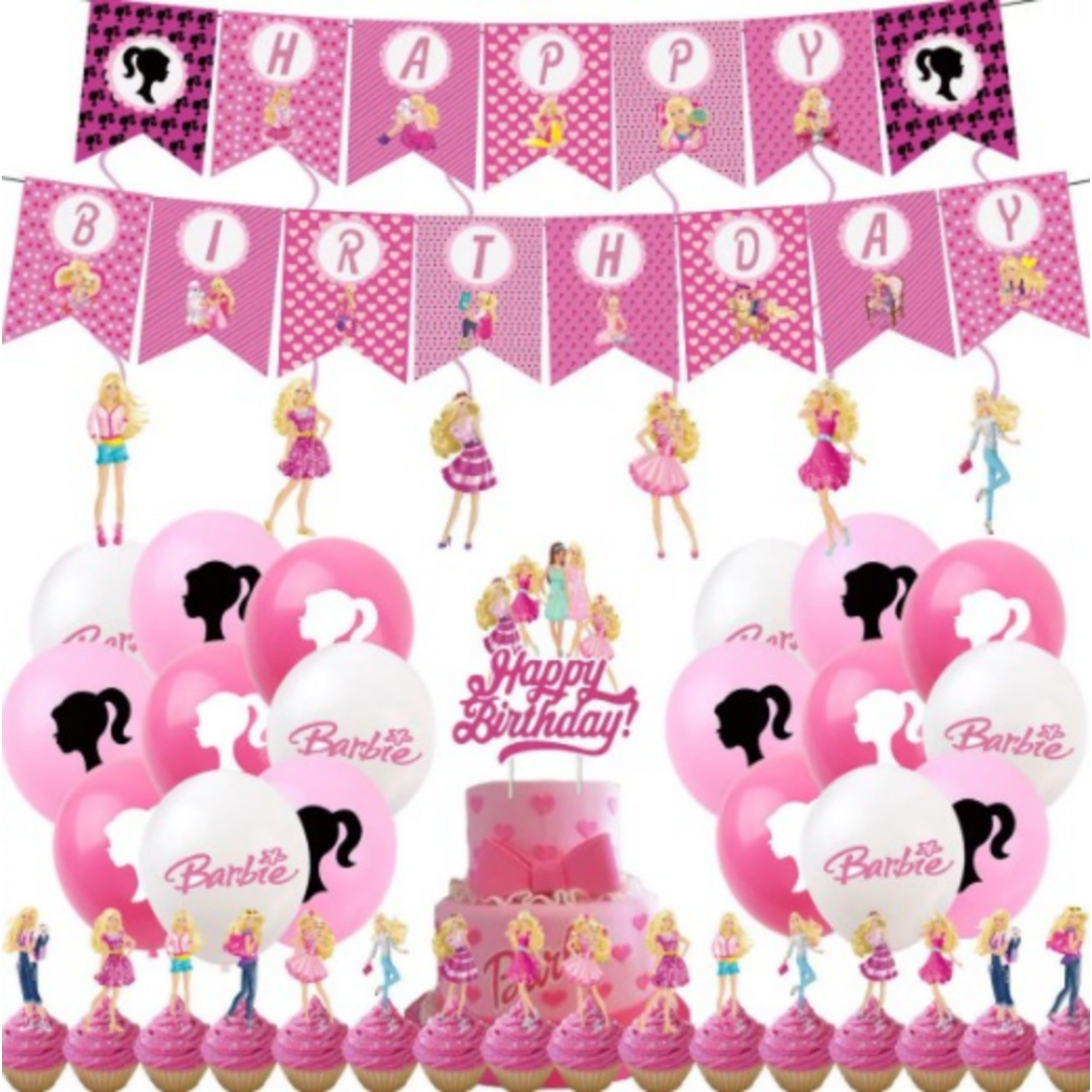 Decoracion de cumpleaños de la barbie online