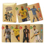 50 cartas doradas fútbol estrella liga mundial