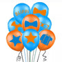 Set 10 globos de latex temática Blippi