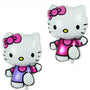 Set 2 globos metalicos temática Hello Kitty 72cm