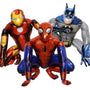 Pack 3 globos Superheroes Spiderman, batman, ironman 3D