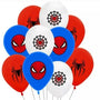 Set de 12 globos de latex Spiderman