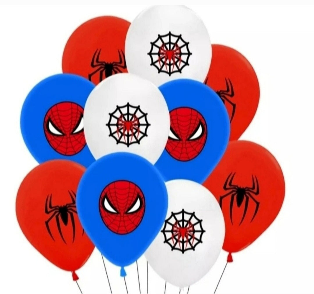 Pack 13 globos Spiderman 3D
