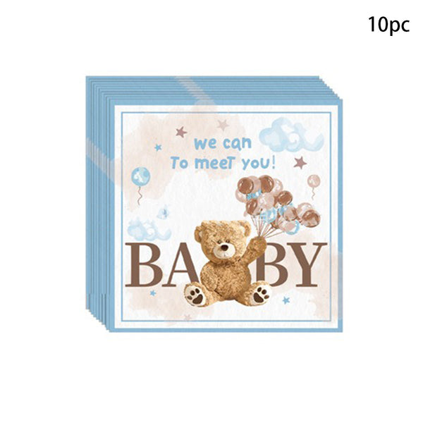 Kit Cumpleaños Temática Oso Peluche Baby Shower