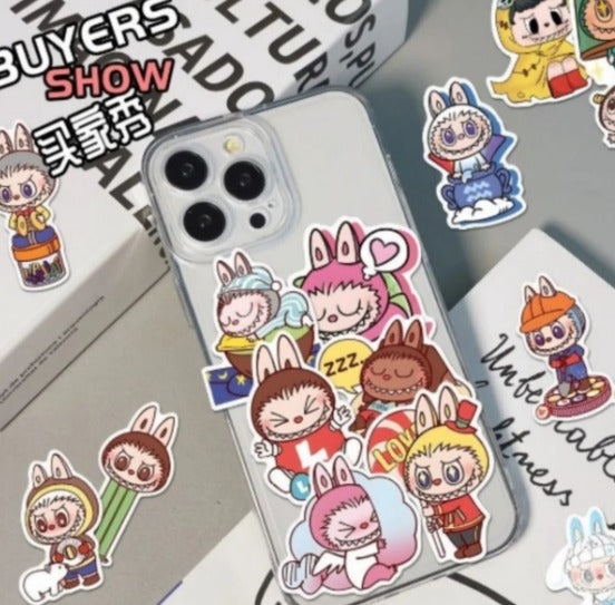 80 Stickers Pegatinas Temática Kawaii Labubu