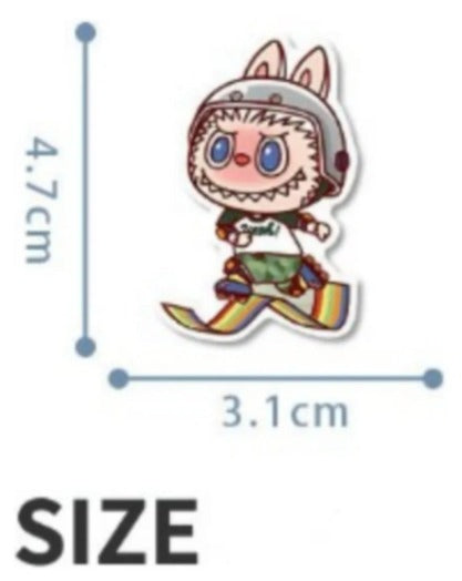 80 Stickers Pegatinas Temática Kawaii Labubu